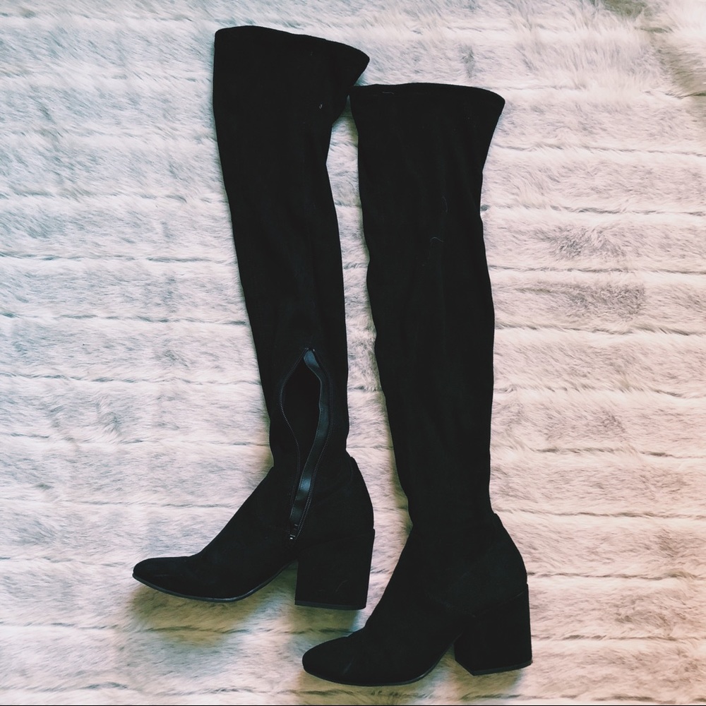 OTK black suede boot